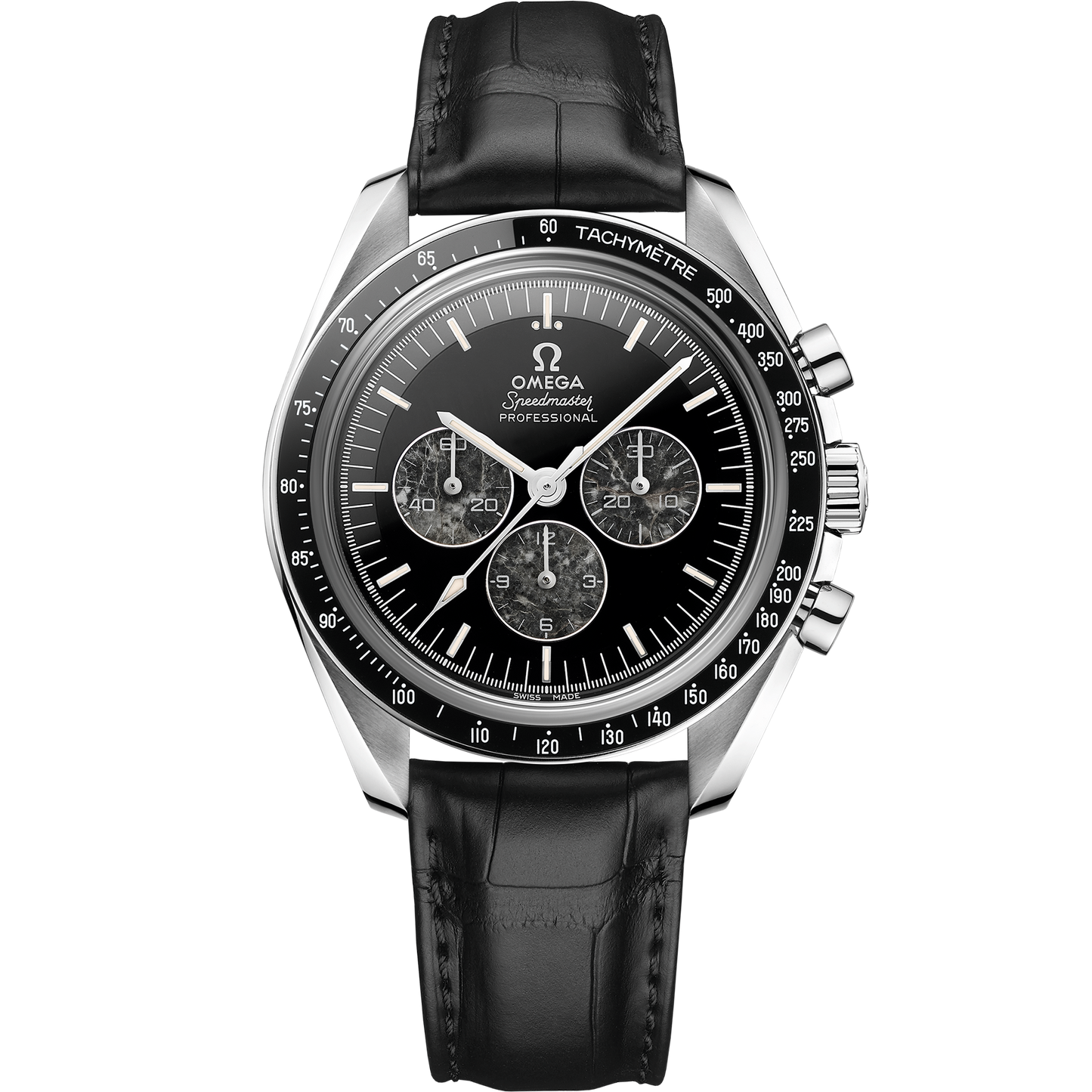 Speedmaster Calibre 321 42 mm, platinum on leather strap - 311.93.42.30.99.001