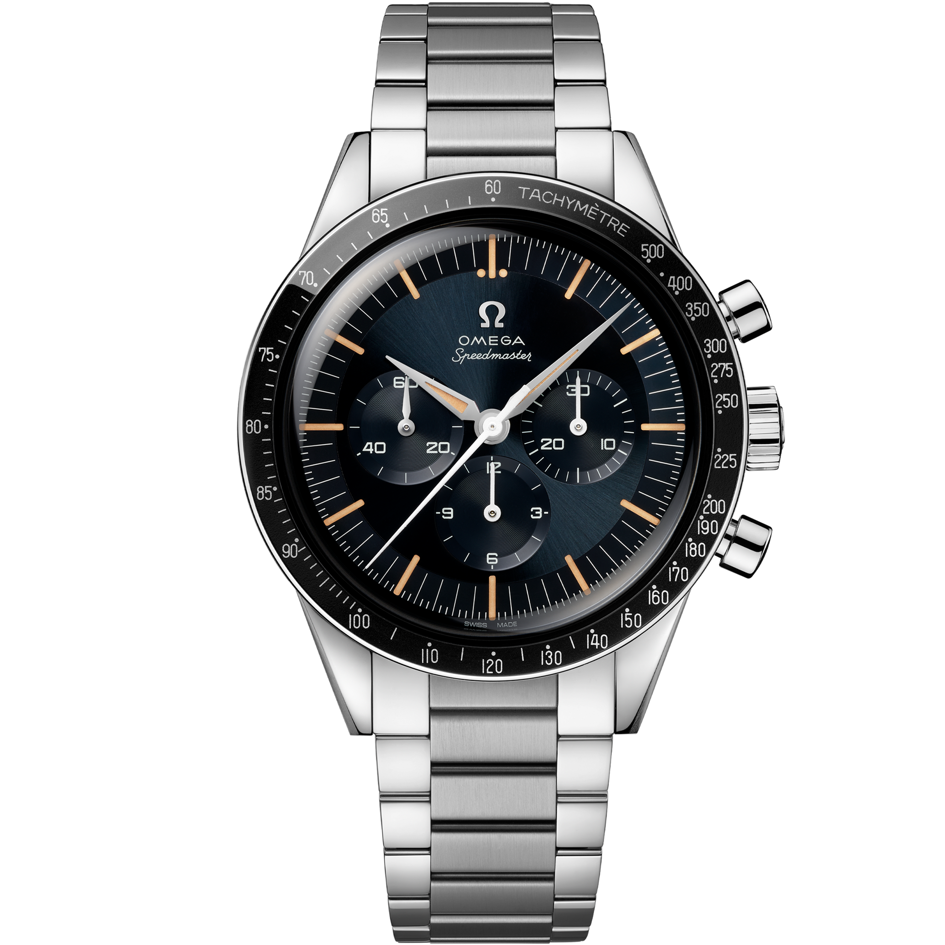 Speedmaster First OMEGA in Space 39.7 mm, steel on steel - 310.30.40.50.06.001