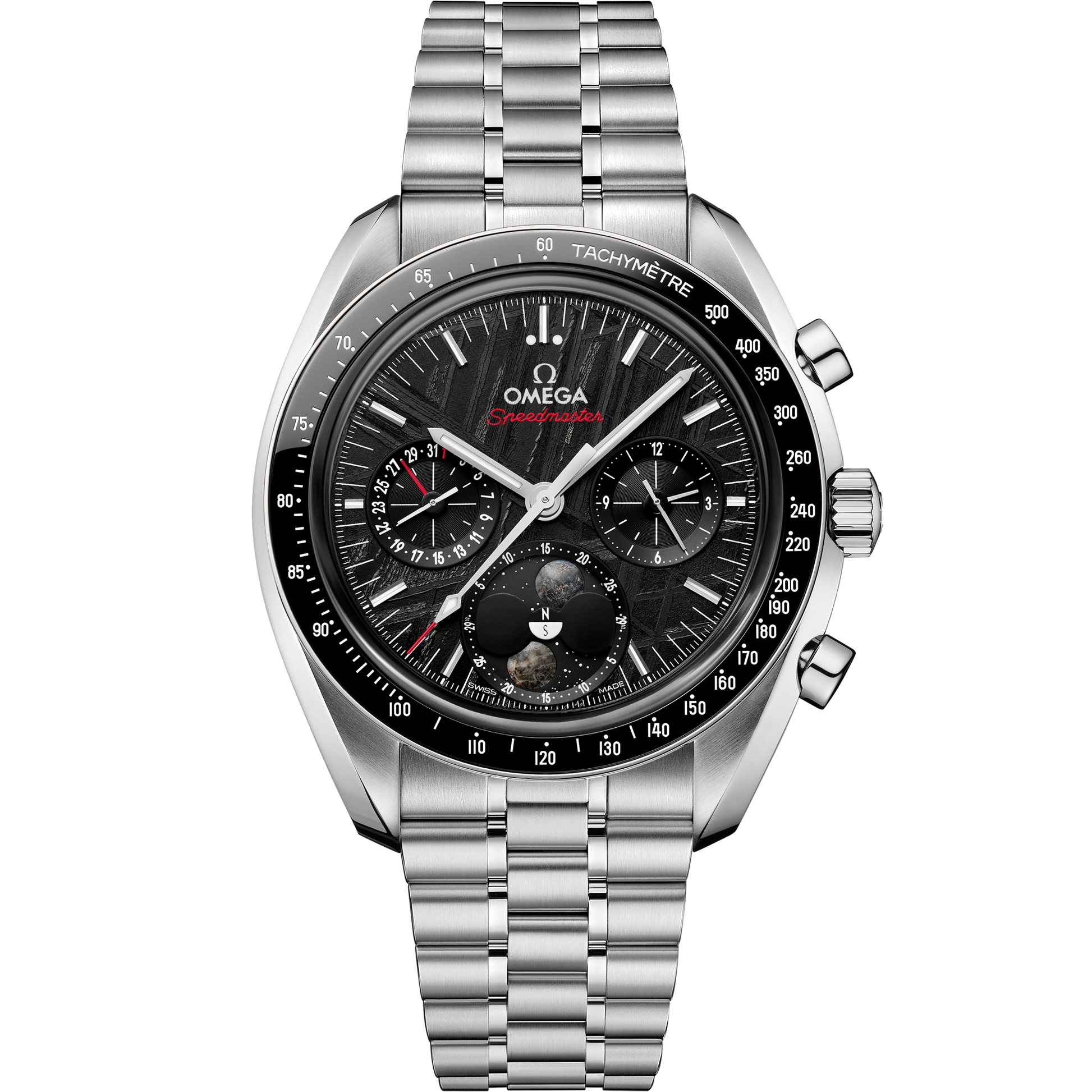 Speedmaster Moonphase Meteorite - 304.30.43.52.01.001