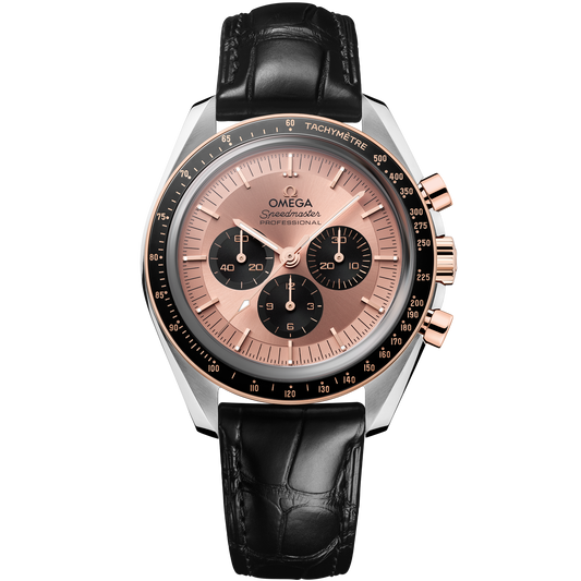Speedmaster Moonwatch Professional 42 mm, steel - Sedna™ gold on alligator - 310.23.42.50.99.001