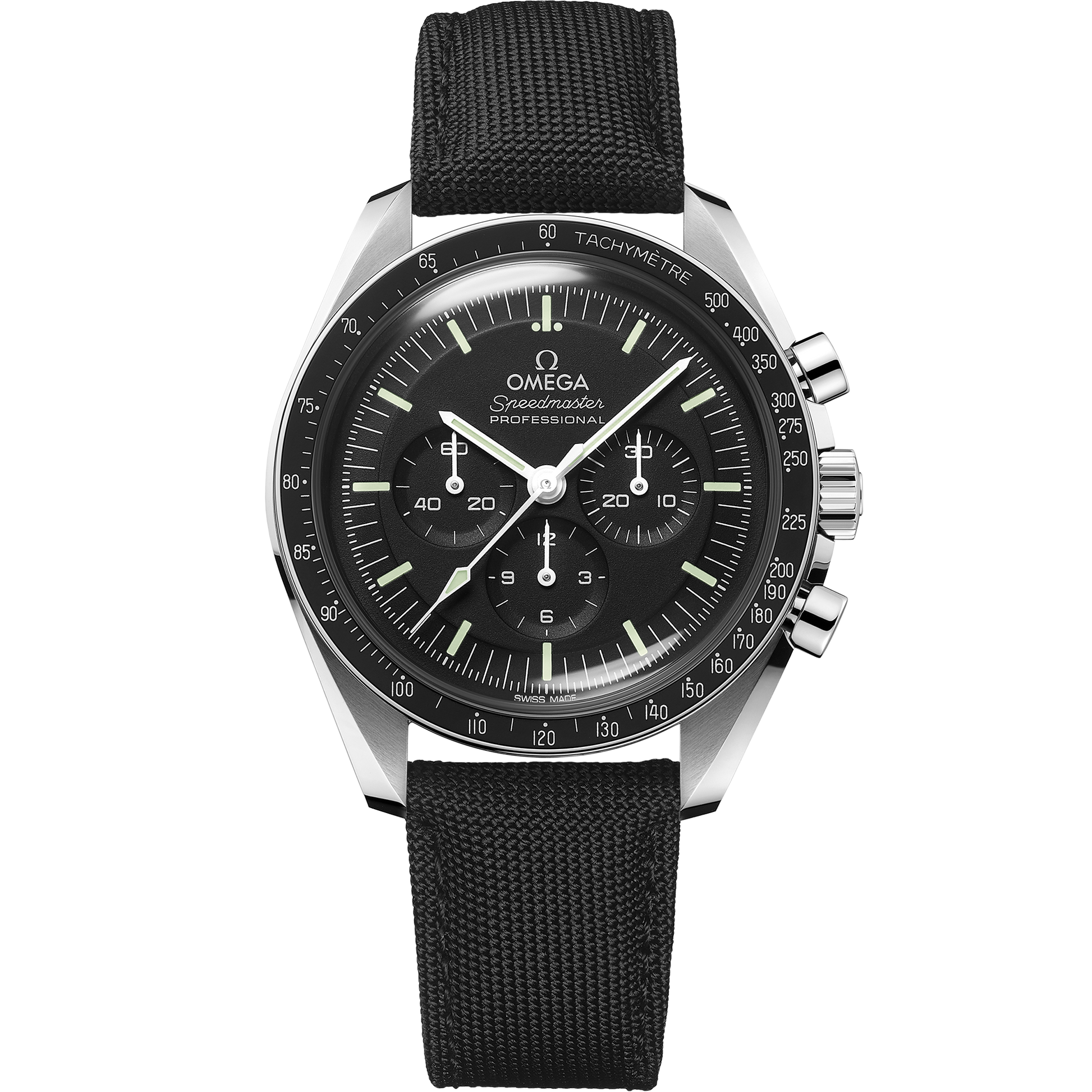 Speedmaster Moonwatch Professional 42 mm, steel on coated nylon fabric strap - 310.32.42.50.01.001