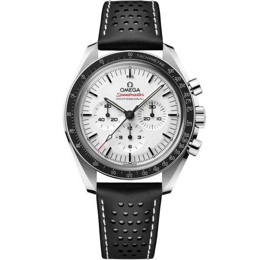 Speedmaster Moonwatch Professional 42 mm, steel on leather strap - 310.32.42.50.04.002