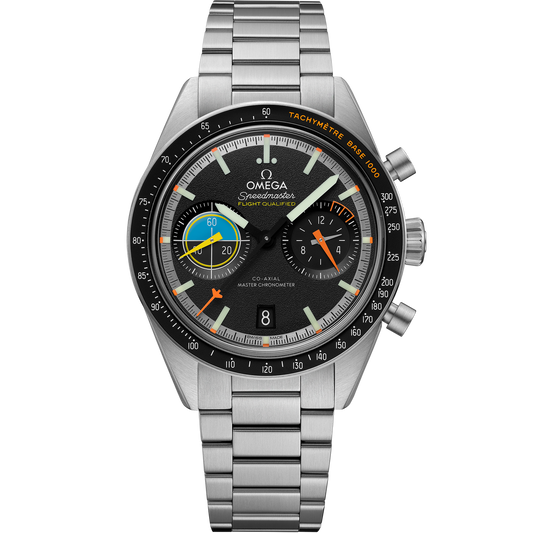 Speedmaster Pilot 40.85 mm, steel on steel - 332.10.41.51.01.002