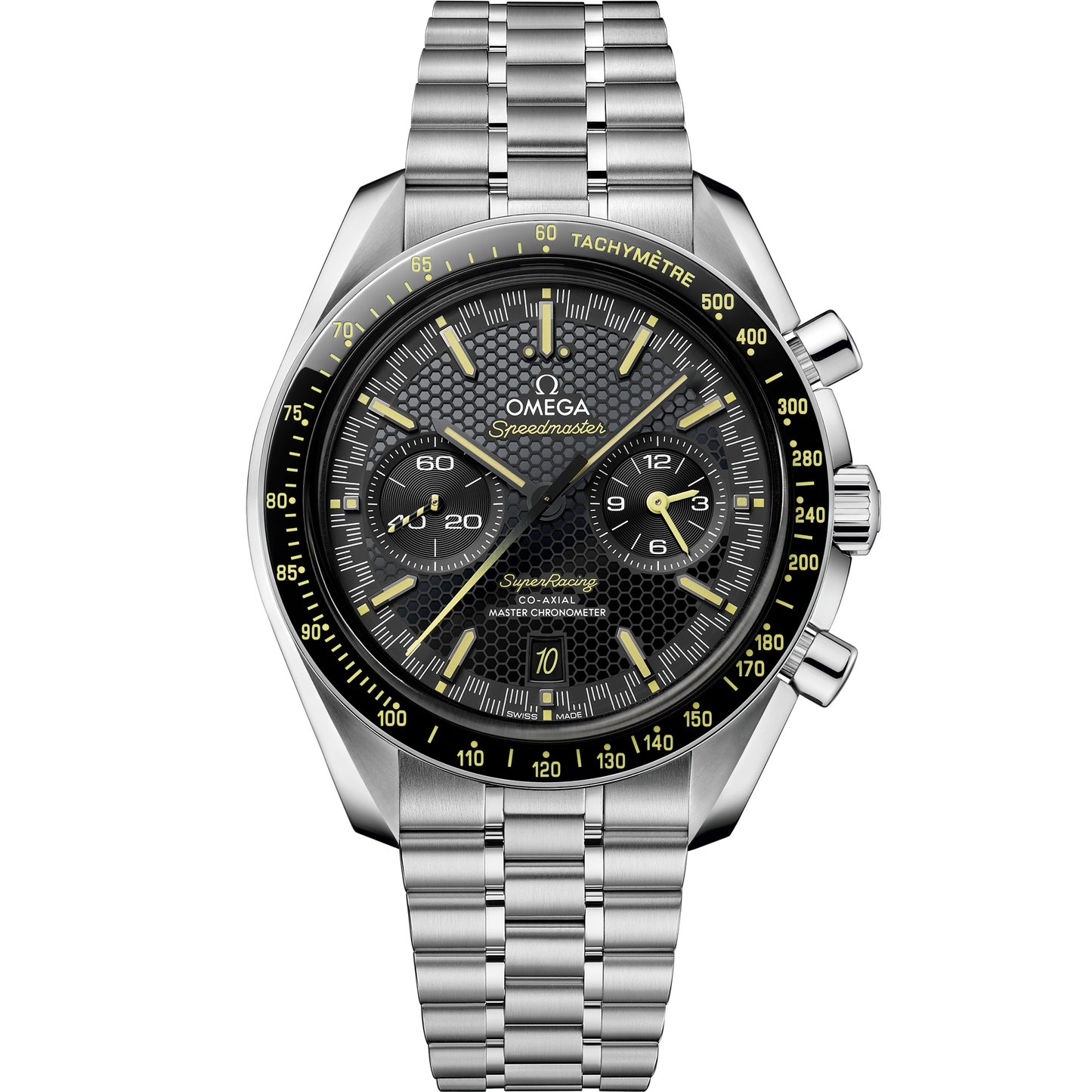 Speedmaster Super Racing 44.25 mm, steel on steel, Spirate - 329.30.44.51.01.003