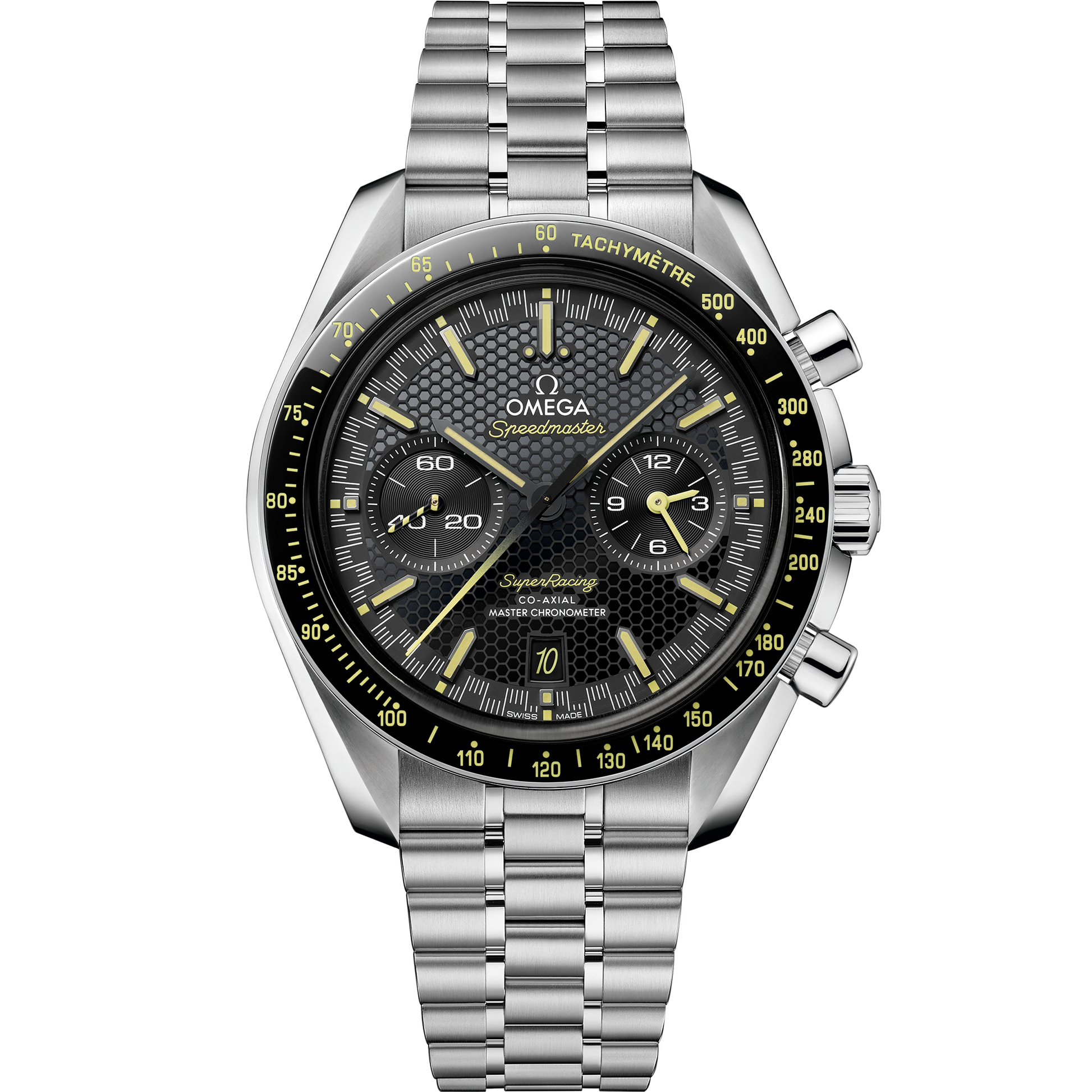 Speedmaster Super Racing 44.25 mm, steel on steel, Spirate - 329.30.44.51.01.003
