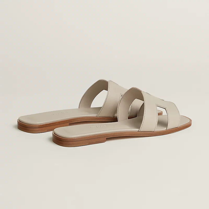 Hermes Oran Sandals – Calfskin (Nomadic Beige) - Zeuskicks