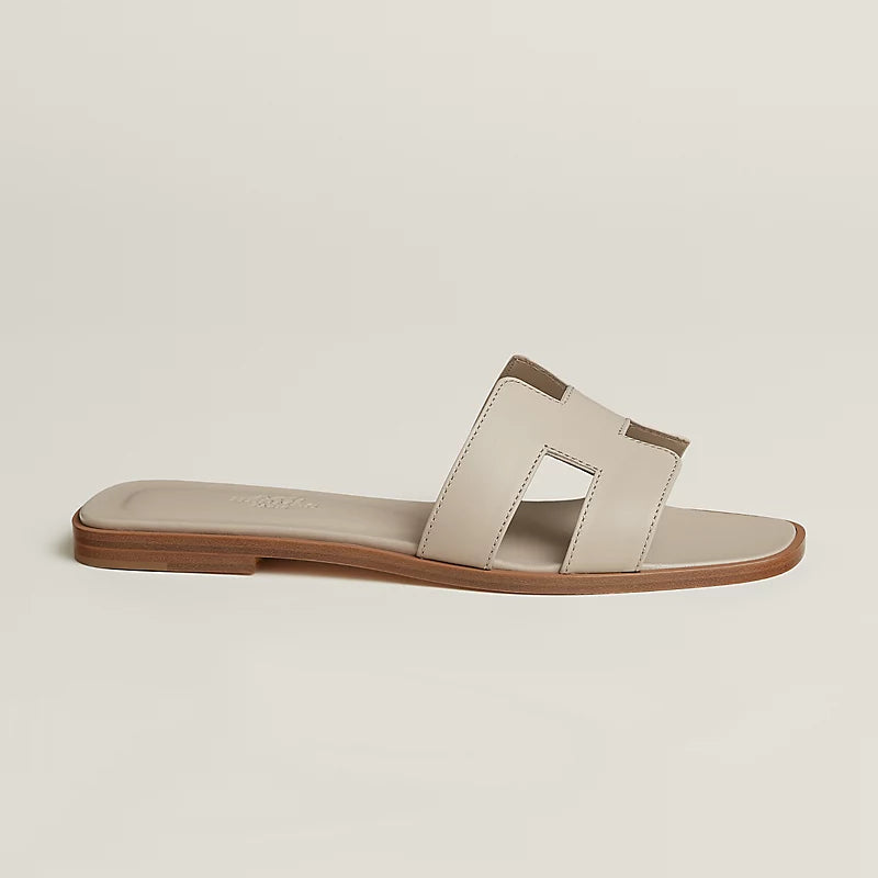 Hermes Oran Sandals – Calfskin (Nomadic Beige) - Zeuskicks