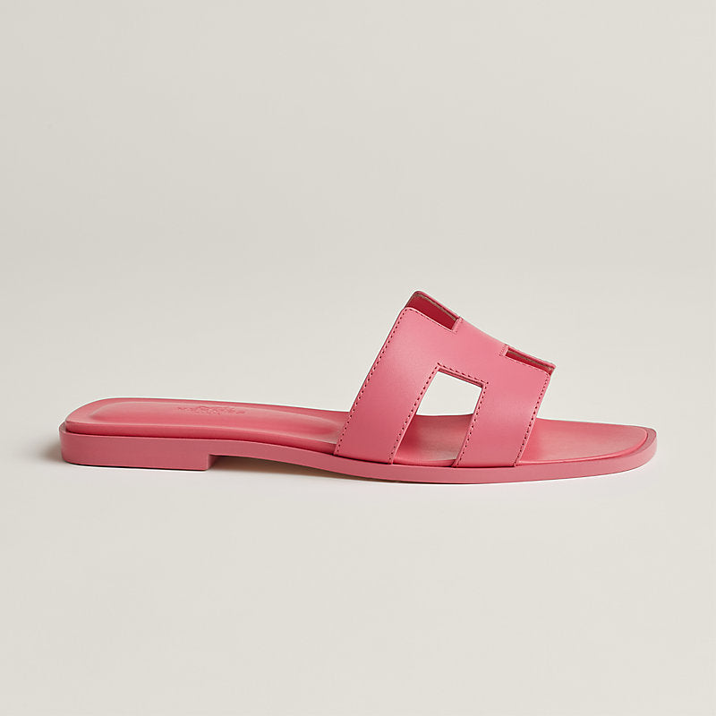 Hermes Cut-Out Sandals – Calfskin (Petal Rose) - Zeuskicks