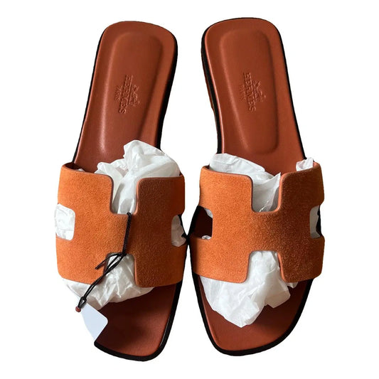 Hermès Oran Mules – Suede Leather Edition