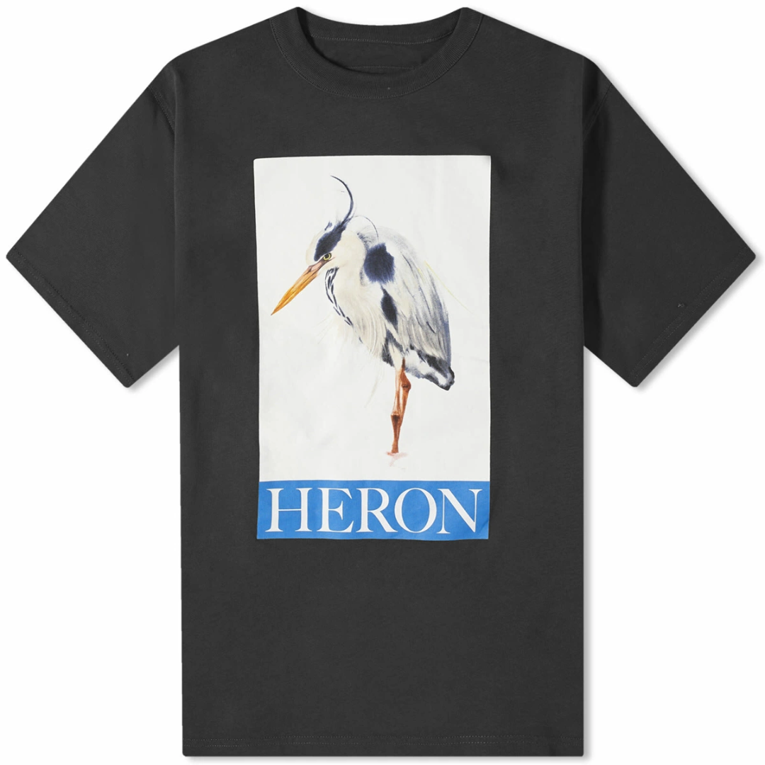 Heron Preston Men's Heron Bird Painted T-Shirt Black by HERON PRESTON
