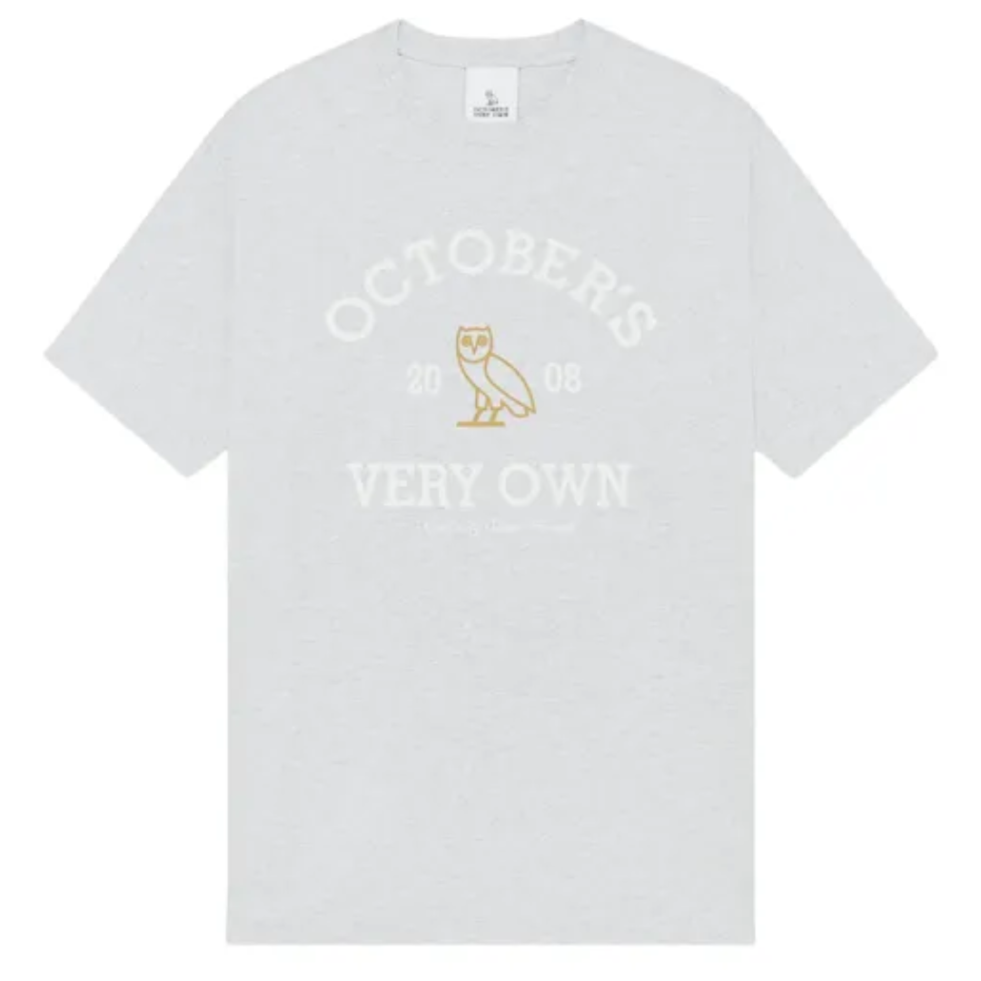 Ovo Collegiate T-shirt Ash Heather Grey by OVO