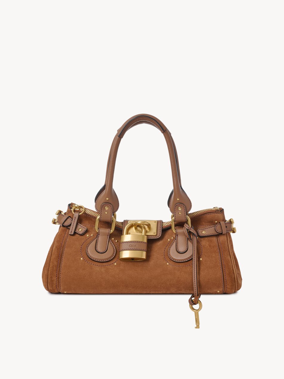 CHLOE Paddington bag in suede leather Vintage Brown by CHLOE