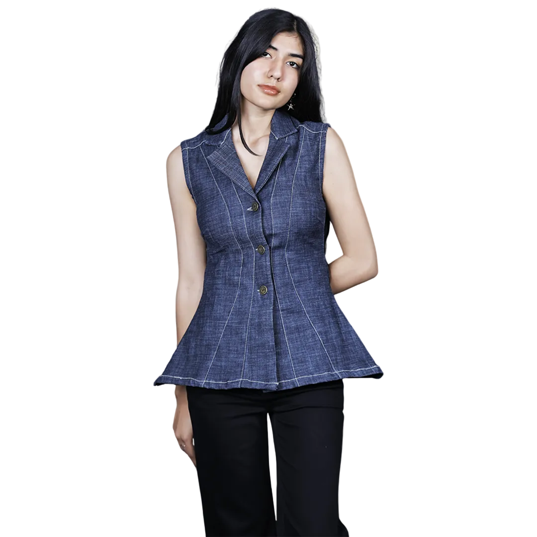 Women's Peplum Dress by Old Gene