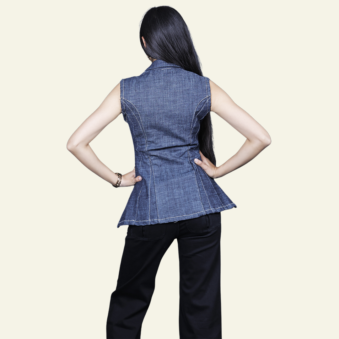 Women's Peplum Dress by Old Gene