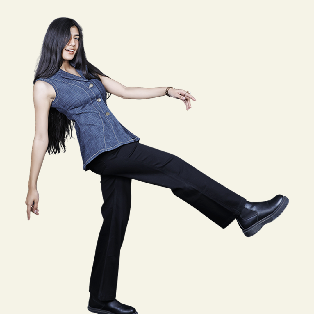 Women's Peplum Dress by Old Gene