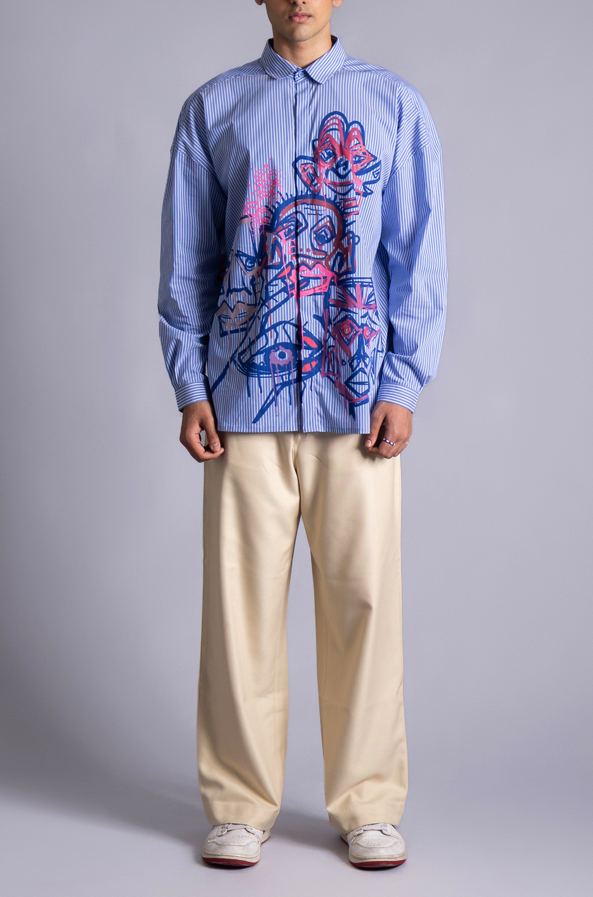 Diversity 2.1 Shirt (Pinstriped) by HUEMN