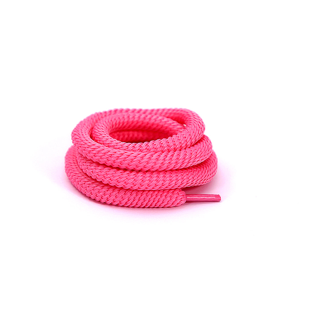 Pink Wired Rope Shoelaces | Premium Sneaker Laces – KNOTTY by KNOTTY