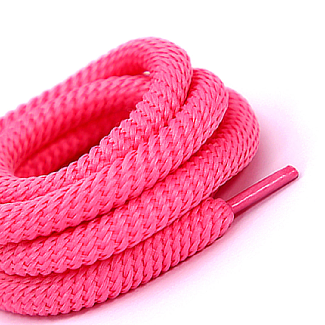 Pink Wired Rope Shoelaces | Premium Sneaker Laces – KNOTTY by KNOTTY