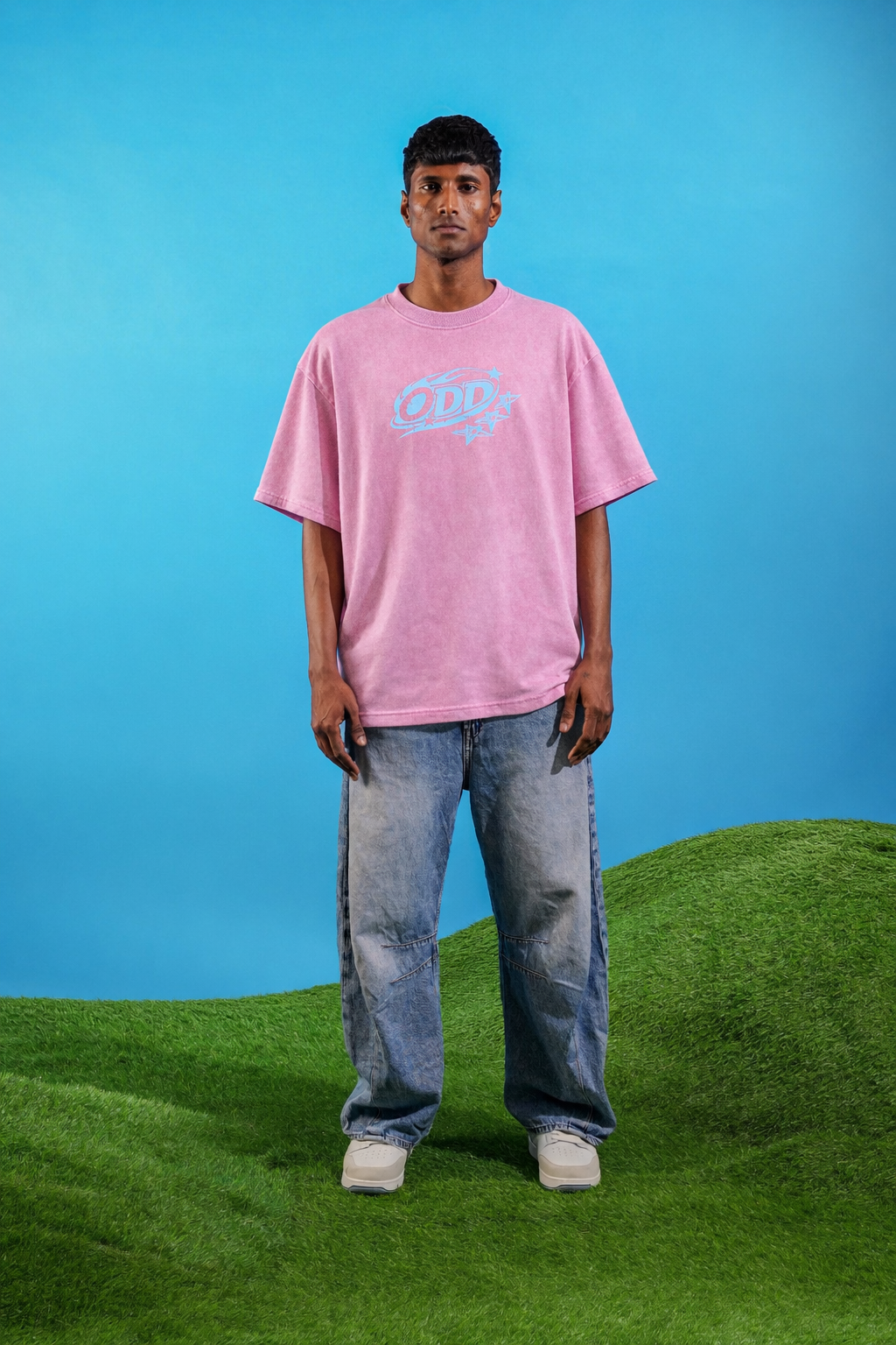 Pink Washed Tshirt by oddnoteven
