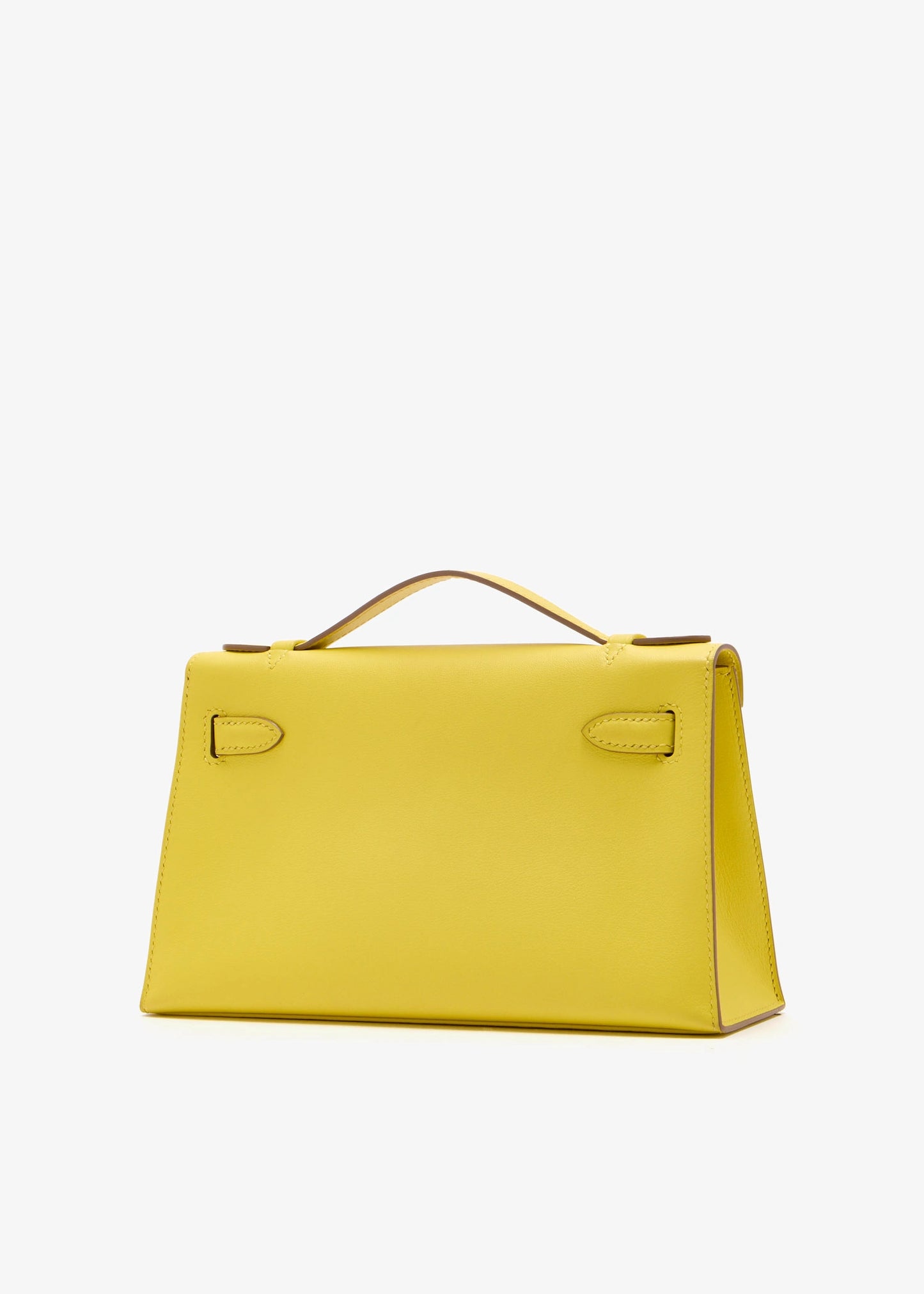 Hermès Kelly Pochette – Swift Leather in Yellow with Palladium Hardware - Zeuskicks