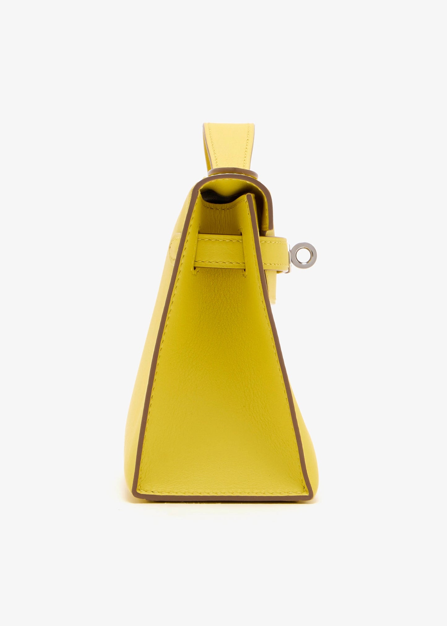 Hermès Kelly Pochette – Swift Leather in Yellow with Palladium Hardware - Zeuskicks