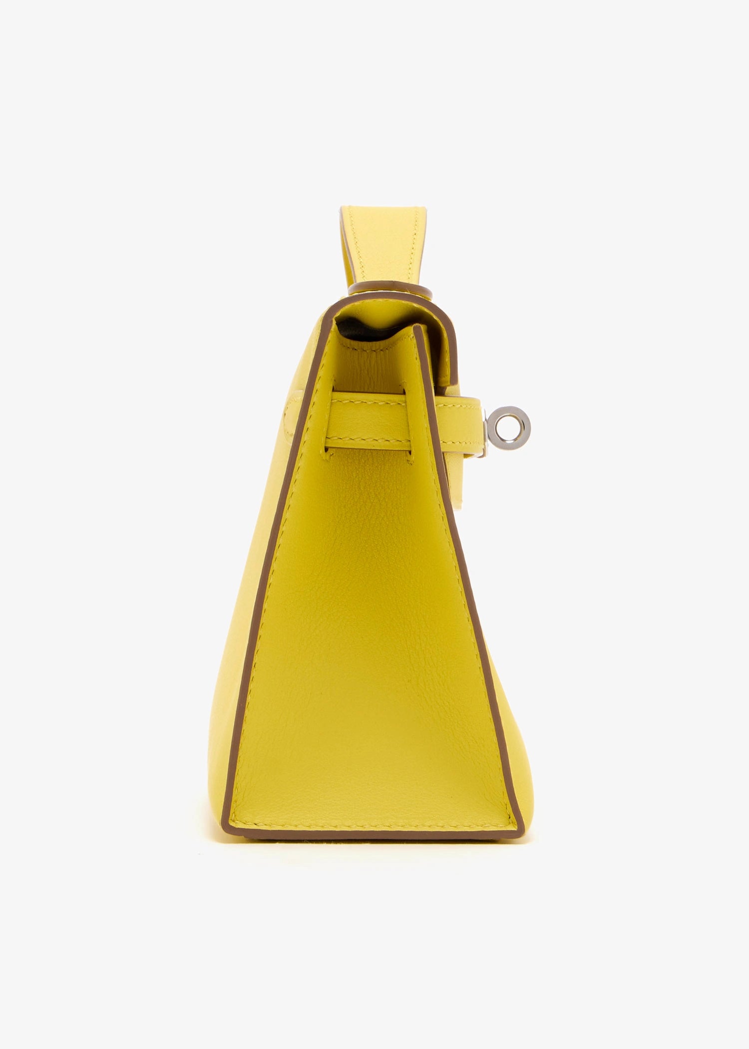 Hermès Kelly Pochette – Swift Leather in Yellow with Palladium Hardware - Zeuskicks
