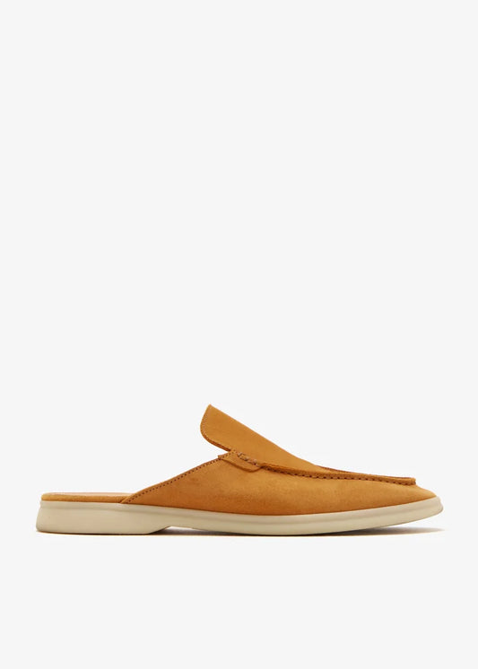 Loro Piana Babouche Walk Loafers — Brown Suede - Zeuskicks