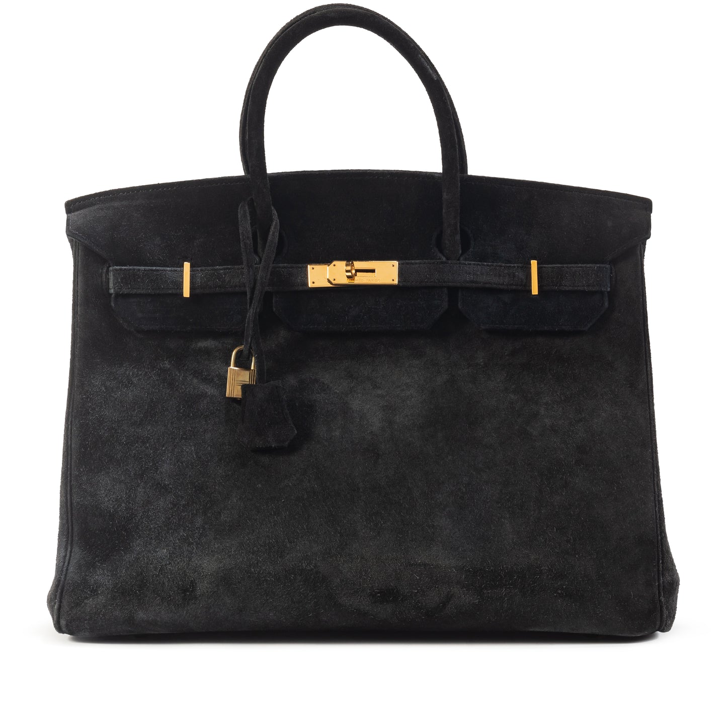 Hermès Vintage Birkin 40 – Bleu Nuit Doblis Suede with Gold Hardware (1988) - Zeuskicks