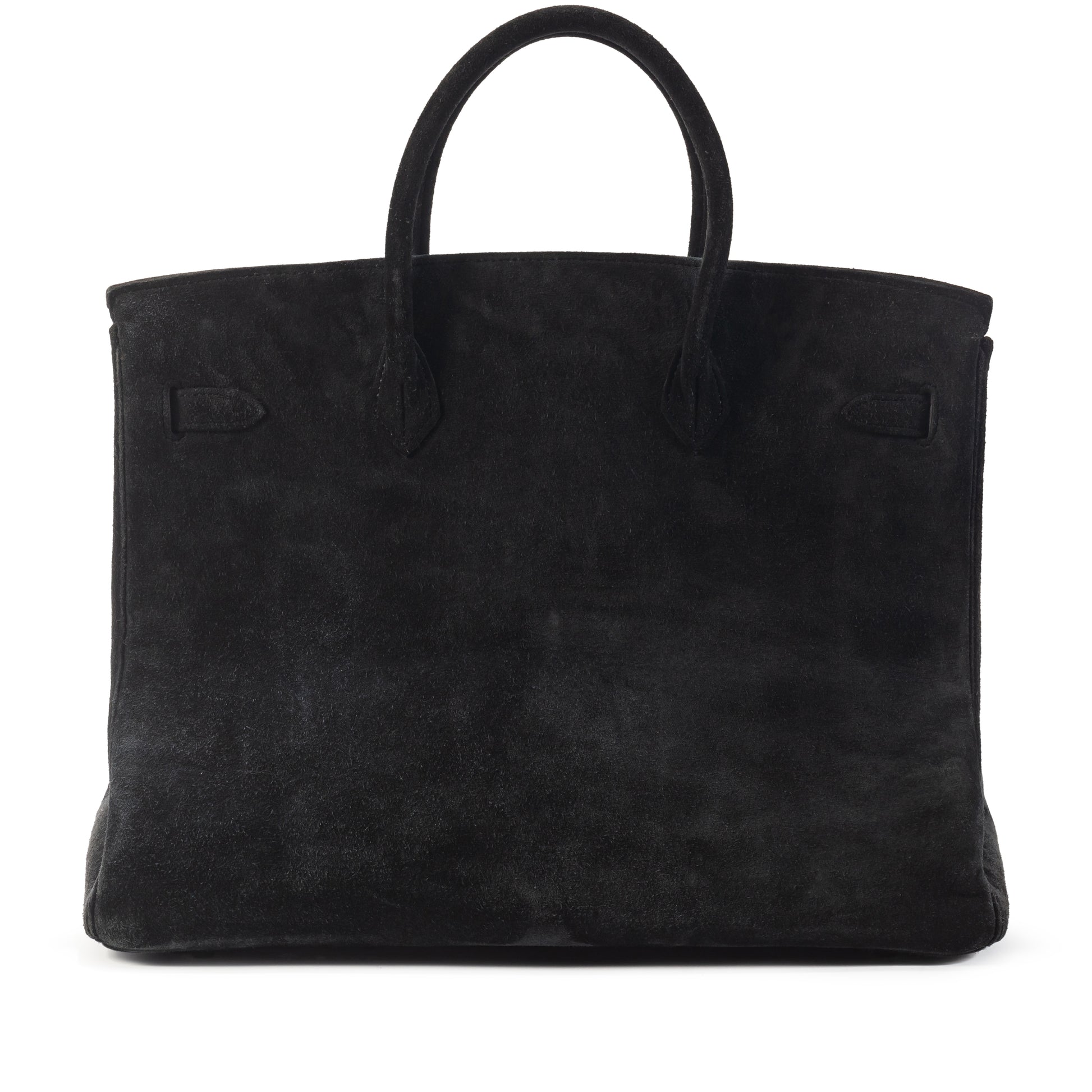 Hermès Vintage Birkin 40 – Bleu Nuit Doblis Suede with Gold Hardware (1988) - Zeuskicks