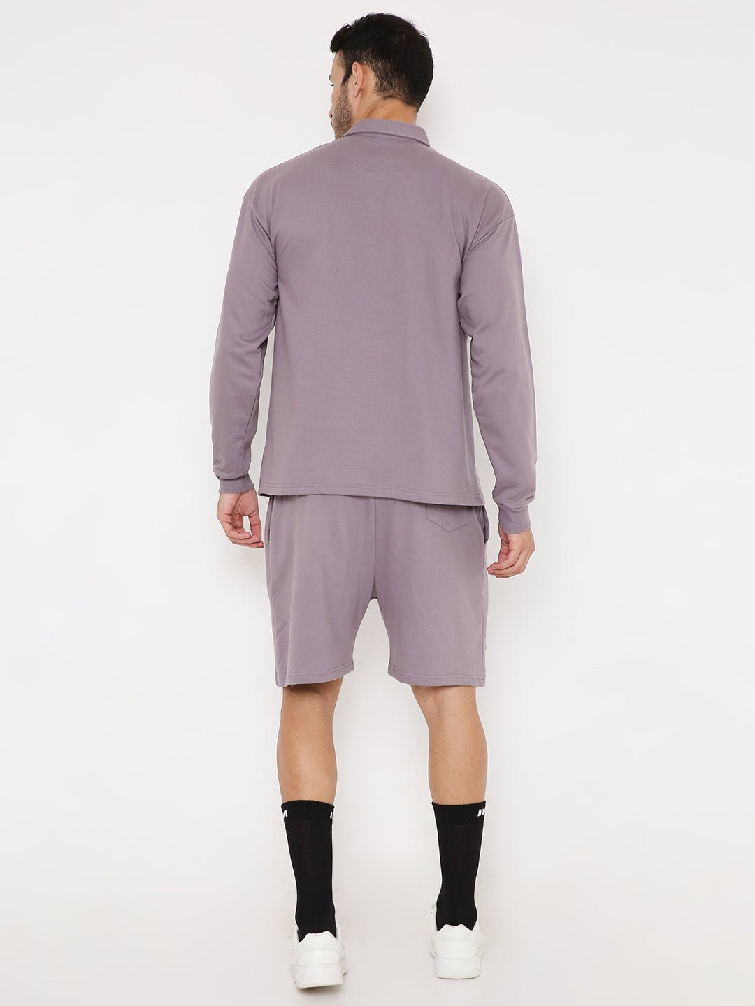 Oversized Polo T-shirt - Seeker Purple by Instinct First