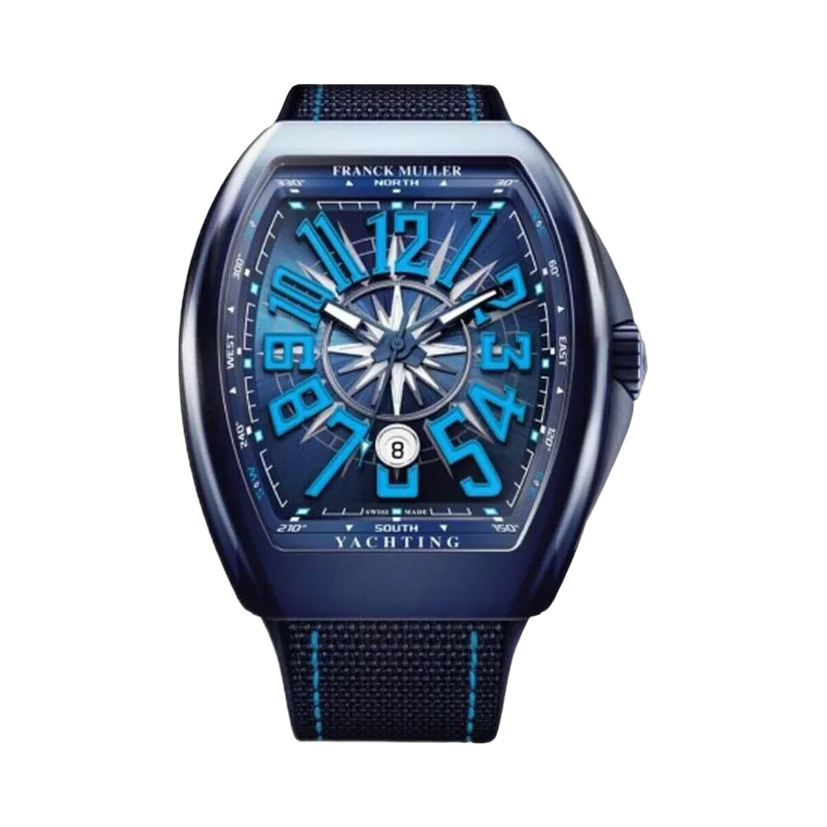 Franck Muller V 45 SC DT YACHT CR BL BL pre-owned watch — view 1