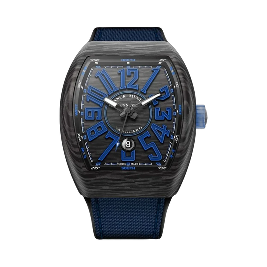 Franck Muller V 45 SC DT CARBON NR BLUE pre-owned watch — view 1