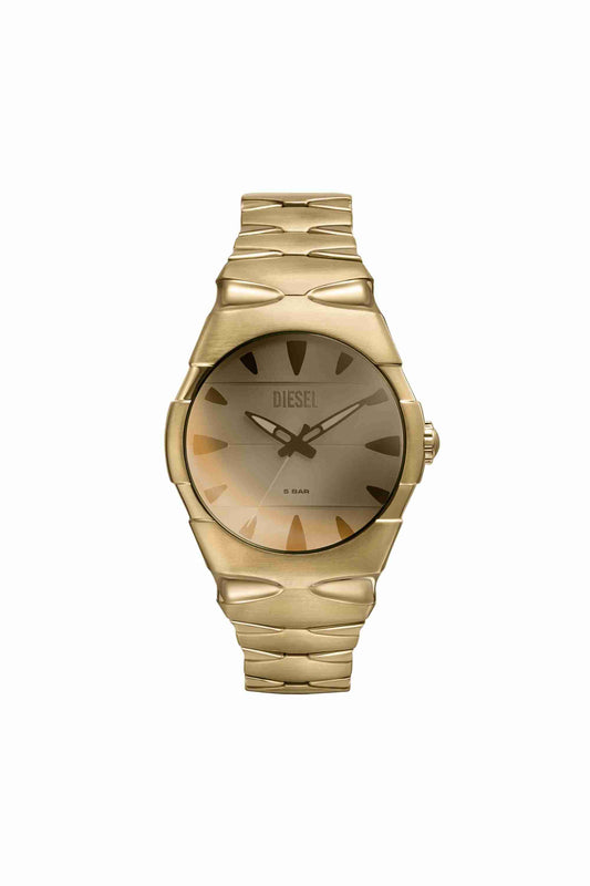 Gold D-Sruptor Stainless Steel Watch