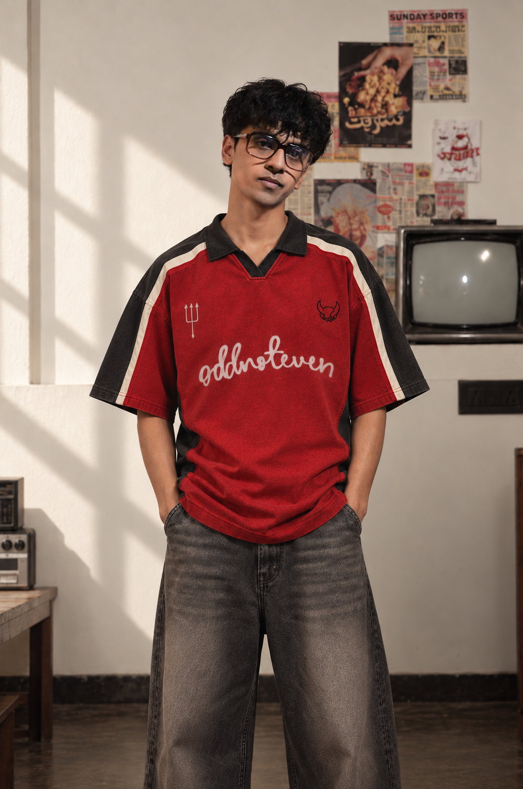 Red Devils Retro Polo by oddnoteven
