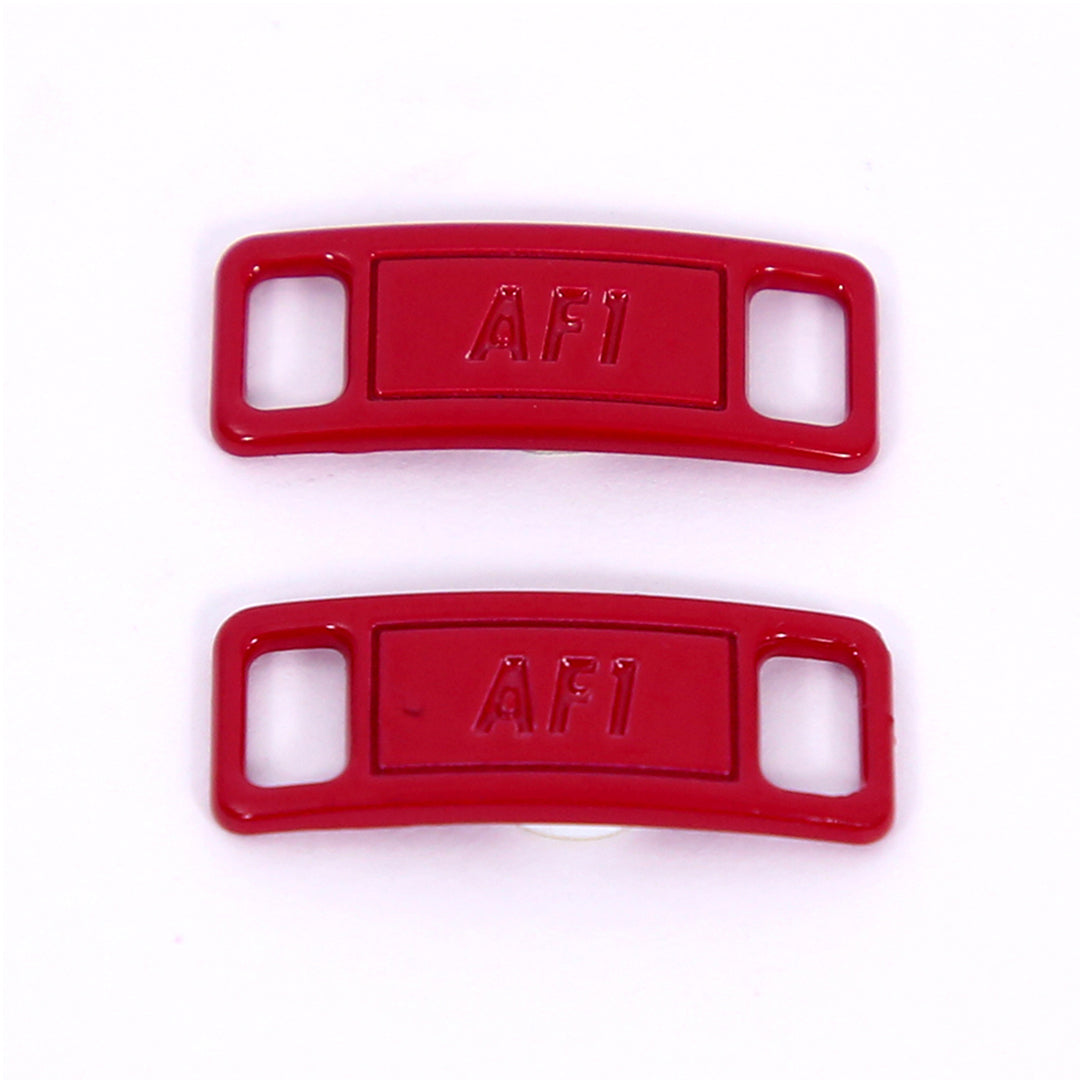 Premium Red Air Force 1 Dubrae Replacement ( Lace Tag) by KNOTTY