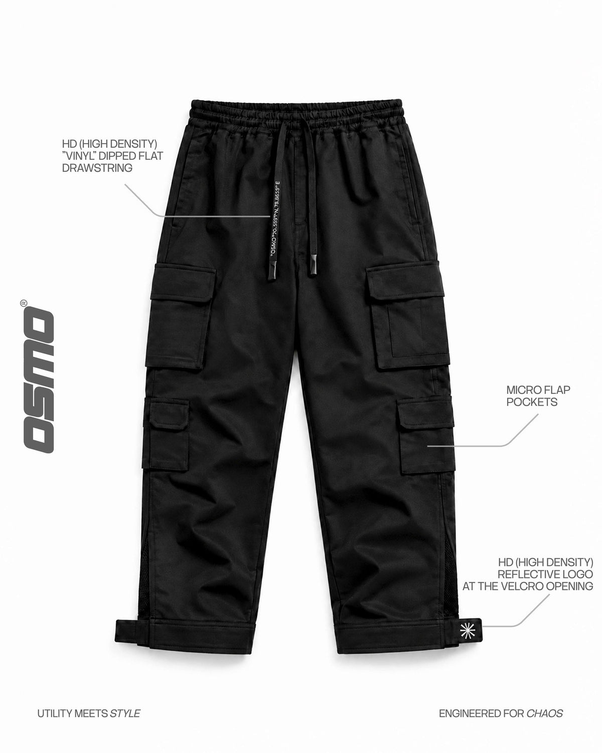 Velcro Adjustable Hem cargo by OSMO
