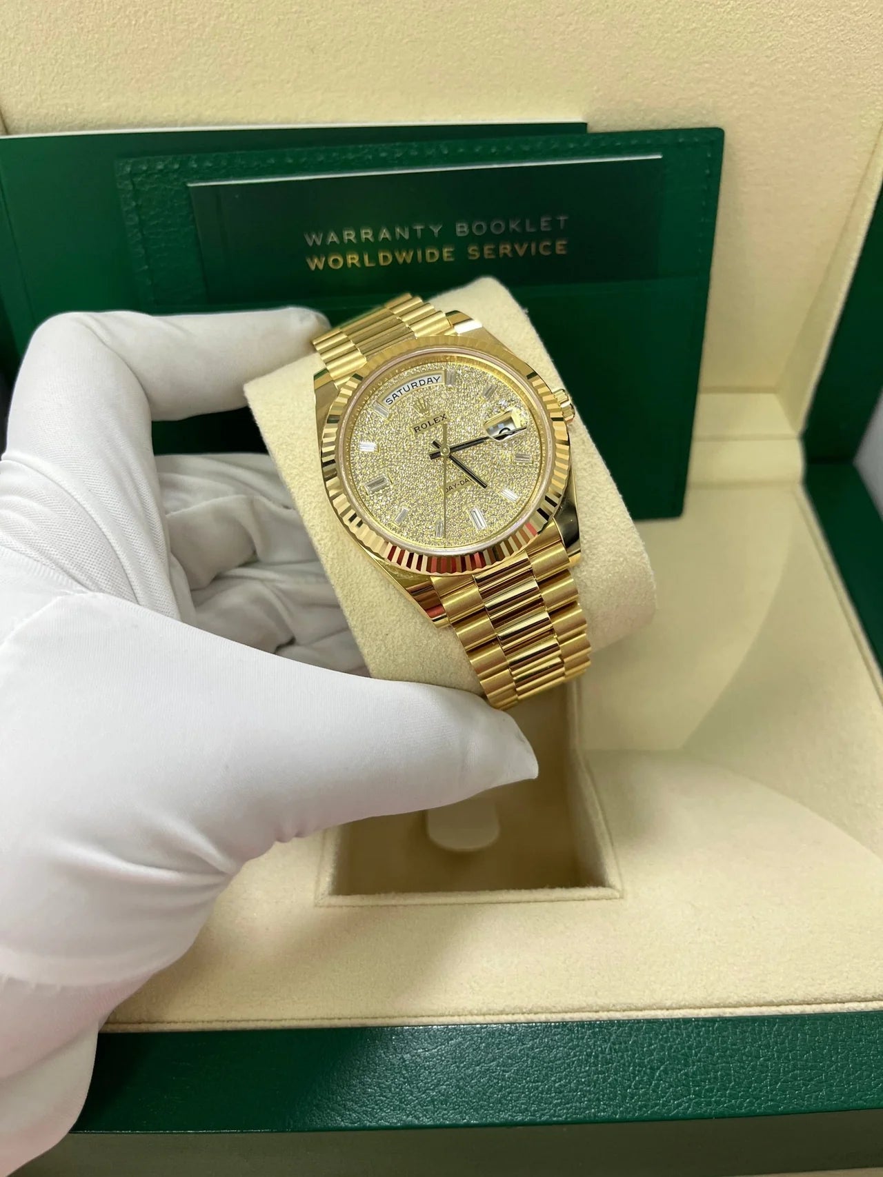 Men’s Rolex Day-Date 40 Ref. 228238 Yellow Gold Automatic Watch