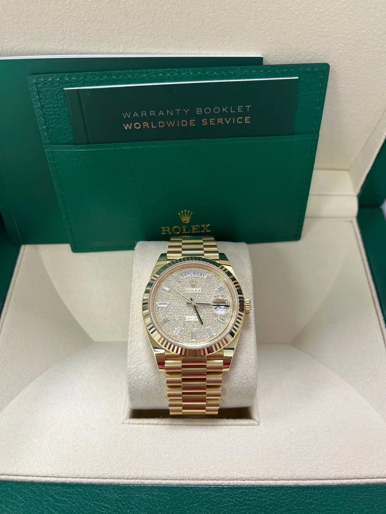 Men’s Rolex Day-Date 40 Ref. 228238 Yellow Gold Automatic Watch