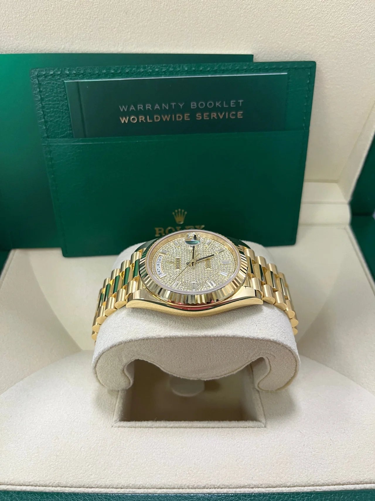 Men’s Rolex Day-Date 40 Ref. 228238 Yellow Gold Automatic Watch