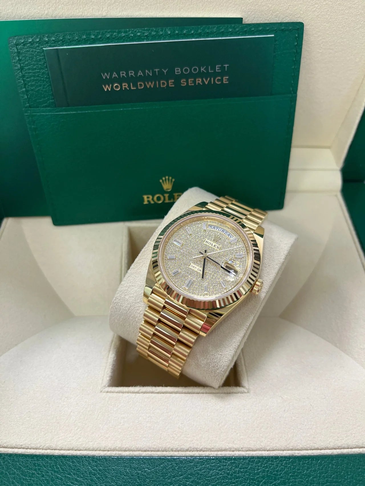 Men’s Rolex Day-Date 40 Ref. 228238 Yellow Gold Automatic Watch