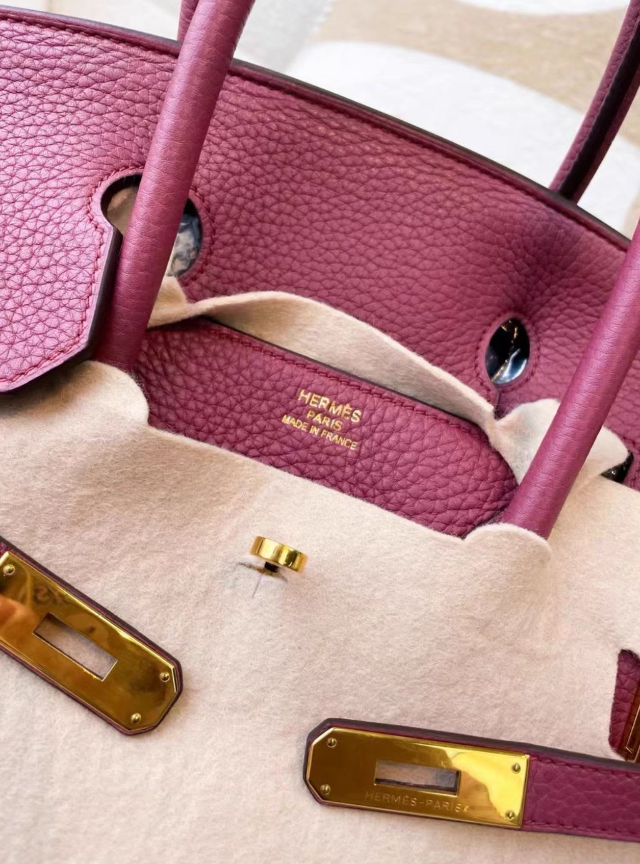 Hermès Birkin 35 – K5 Tosca Purple, Gold Hardware