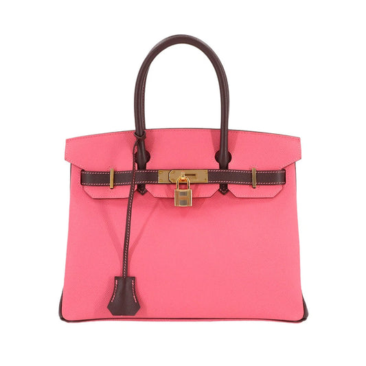 Hermès Birkin 30 SPO – Rose Azalée & Bordeaux Veau Epsom Leather - Zeuskicks