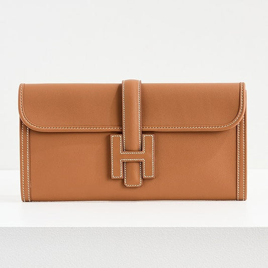 Hermès Jige Élan Clutch – Swift Calfskin Leather - Zeuskicks
