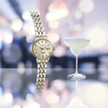 Women’s Seiko Presage Cocktail Time “White Lady” SRE010J1 Automatic Watch