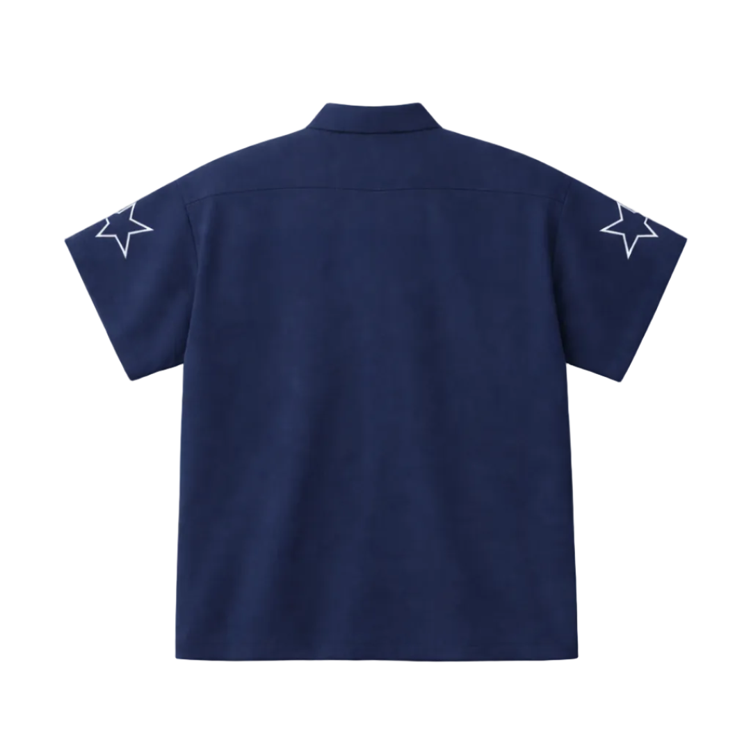 Odd League Navy Blue Shirt by oddnoteven
