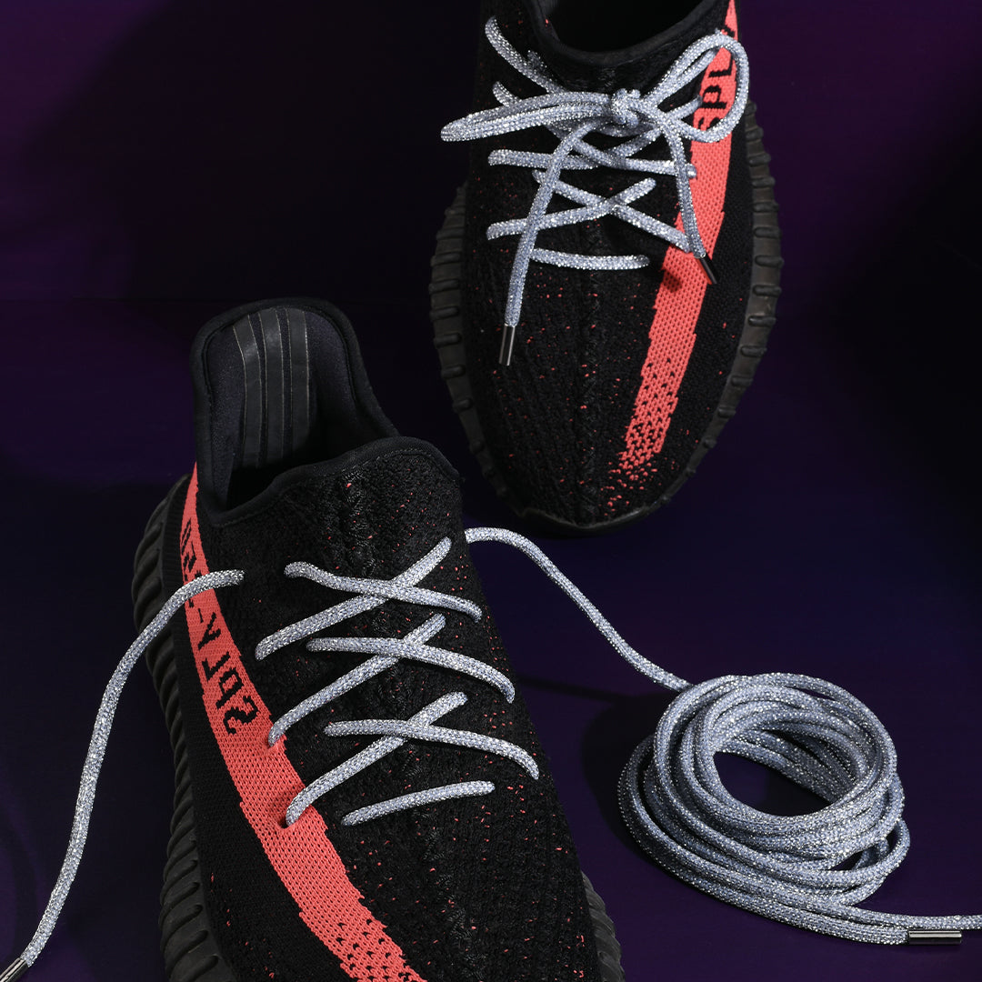 Silver Rope Dreamsicle Shoelace by KNOTTY