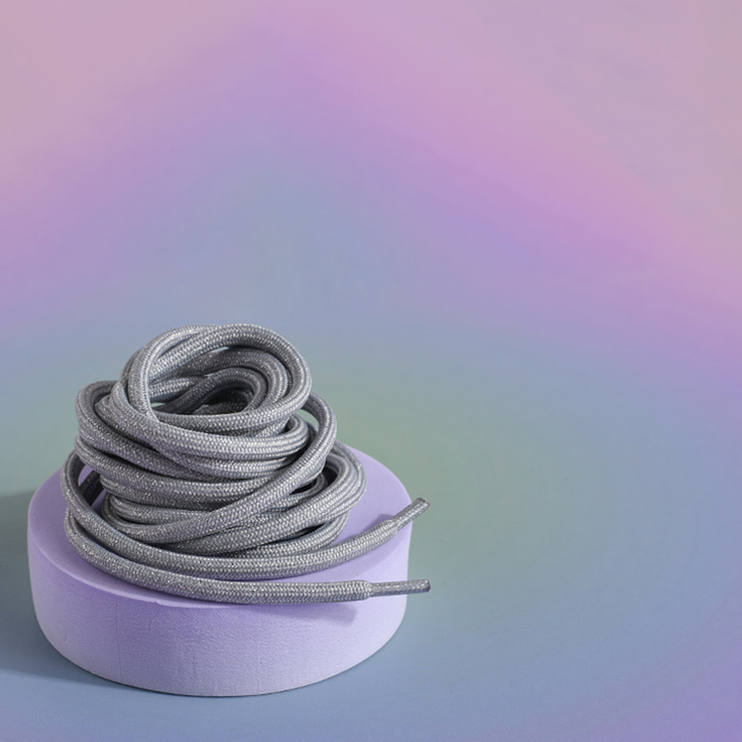 Super Silver Haze Rope Shoelaces by KNOTTY