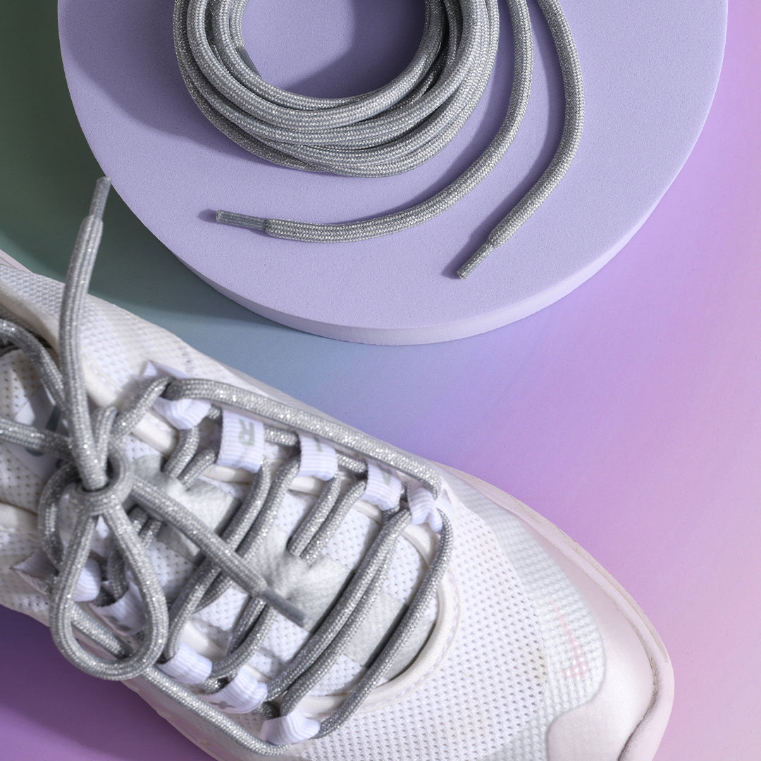 Super Silver Haze Rope Shoelaces by KNOTTY