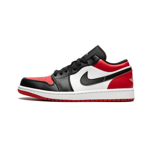 Jordan 1 Low Bred Toe by Nike Air Jordan