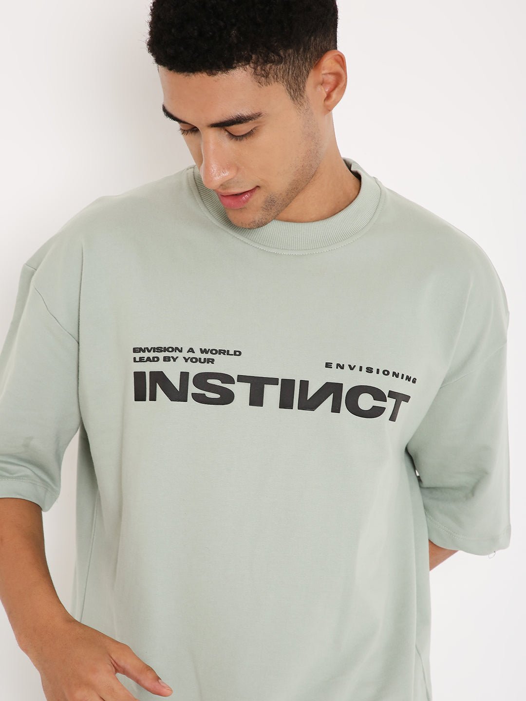 Oversized T-shirt - (Camping Green) by Instinct First